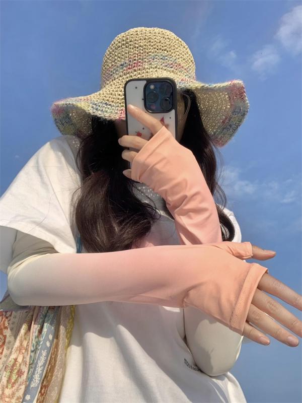 レディース ファッション 腕 アーム 春夏 秋 かわいい おしゃれ 韓国 日焼け防止 日焼け対策 紫外線対策 女性 アウトドア 通気性 運転 車 アームカバー グラデーション 冷感 シンプル