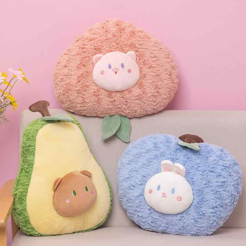 クッション 枕 ふわふわ 男の子 女の子 インテリア おもちゃ ぬいぐるみ 人形 かわいい ベビー 赤ちゃん 子供 プレゼント おすすめ 誕生日 ギフト クリスマス 贈り物 出産祝い フルーツ ブタ うさぎ クマ 動物 アニマル 桃 アボカド 野菜｜YKC8 27,781円