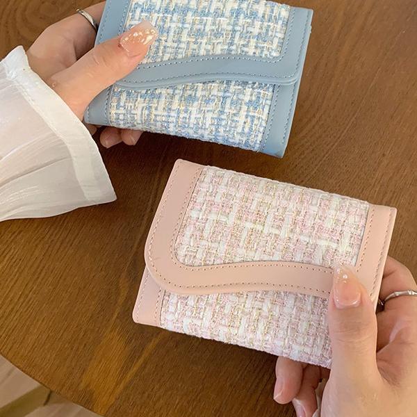 御膳上等 韓国 紙入れ 御上さん レディース 流行り物 格好のいい 可愛らしい ウォレット 分かりやすい 遊撃手 折りたたみ 歌留多 御釣り 読み合わせる ツィード ミニ パウダーコンパクト ガーリー パステルカラー