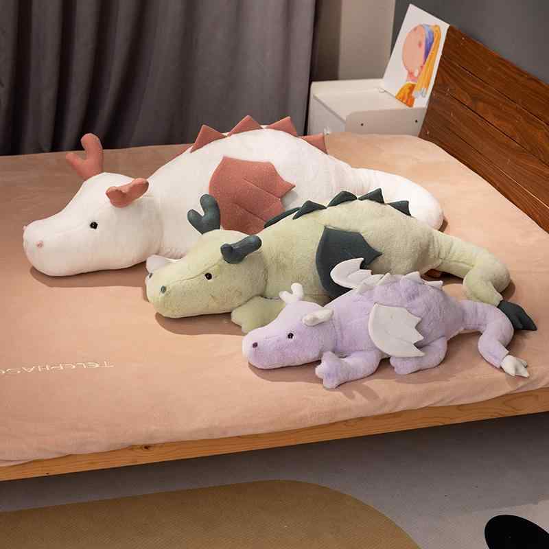 クッション 枕 ふわふわ 男の子 女の子 インテリア おもちゃ ぬいぐるみ 人形 かわいい ベビー 赤ちゃん 子供 プレゼント おすすめ 誕生日 ギフト クリスマス 贈り物 出産祝い 龍 恐竜 ドラゴン｜YKC8
