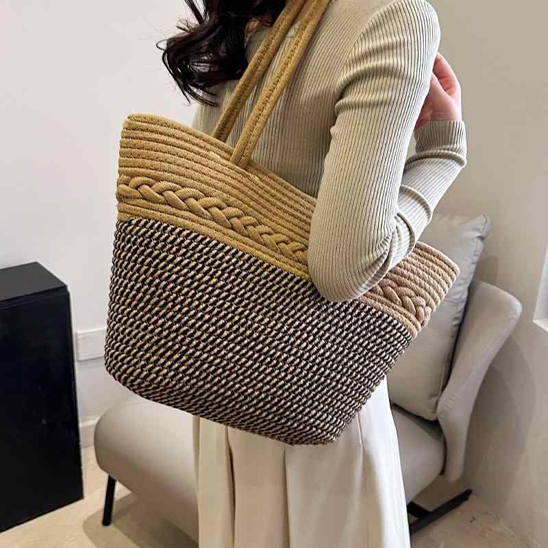 レディース ファッション 春夏 秋 女性 かわいい おしゃれ 韓国 鞄 バッグ 上品 大人 カジュアル 大容量 シンプル トートバッグ 籠 海 プール
