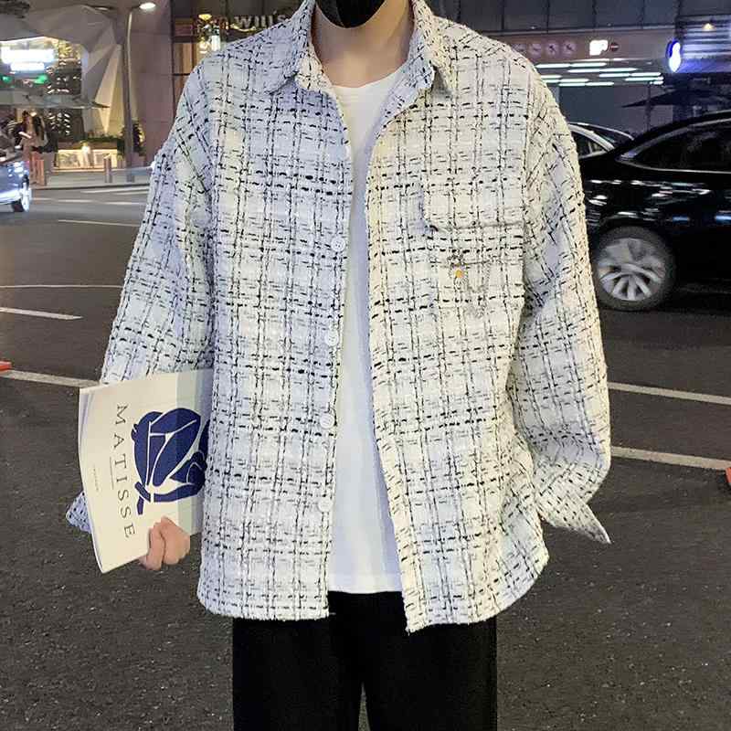 メンズ ファッション 春 夏 秋 冬 かっこいい オシャレ モテ 男性用 紳士服 服 韓国 シンプル 大人 春秋 メンズ 長袖 シャツ 薄手 夏 トップス ジャケット スタイル シャツ 高級感