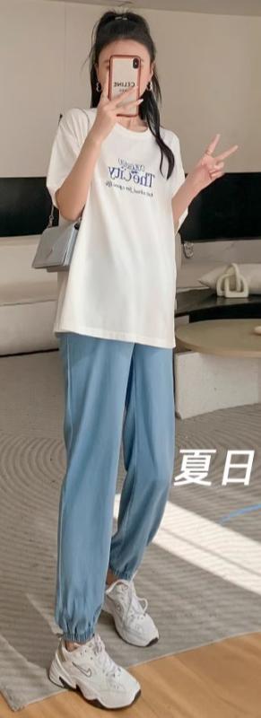 レディース ファッション 春夏 秋 かわいい おしゃれ マタニティ 妊娠中 ベビー 赤ちゃん パンツ レギンス スウェット カジュアル 長ズボン ゆったり シンプル 冷感 ボトムス 薄手