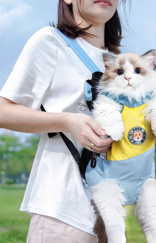 散歩 犬 ペット 抱っこ 紐 バッグ かわいい おしゃれ キャリー おんぶ メッシュ 通気性 猫 カップ 水飲み 首輪 セット｜YKC8