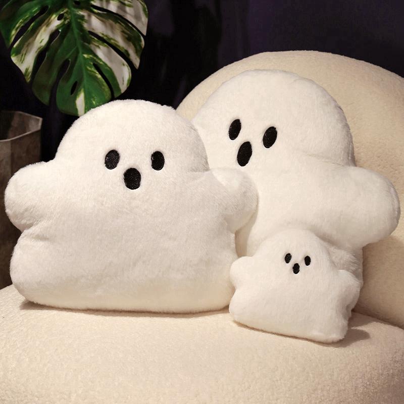 クッション 枕 ふわふわ 男の子 女の子 インテリア おもちゃ ぬいぐるみ 人形 かわいい ベビー 赤ちゃん 子供 プレゼント おすすめ 誕生日 ギフト クリスマス 贈り物 出産祝い かわいい ゴースト ハロウィン おばけ 幽霊 小道具