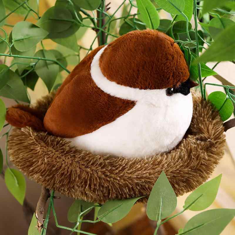 クッション 枕 ふわふわ 男の子 女の子 インテリア おもちゃ ぬいぐるみ 人形 かわいい ベビー 赤ちゃん 子供 プレゼント おすすめ 誕生日 ギフト クリスマス 贈り物 出産祝い 鳥 巣 スズメ 小道具 動物 アニマル リアル｜YKC8