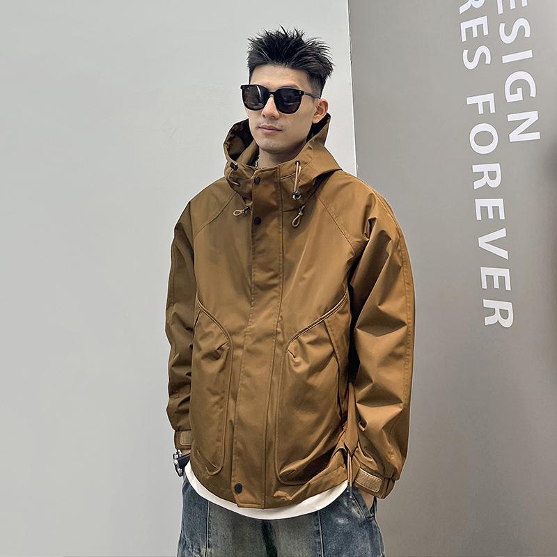 メンズ ファッション 春　夏　秋　冬　 かっこいい オシャレ モテ 男性用 紳士服 服 韓国 シンプル　大人 ギャング ジャケット メンズ 春　秋 アウトドア スポーツ 防風 アメリカン ファッション カジュアル ジャケット シンプル ジャケット｜YKC8