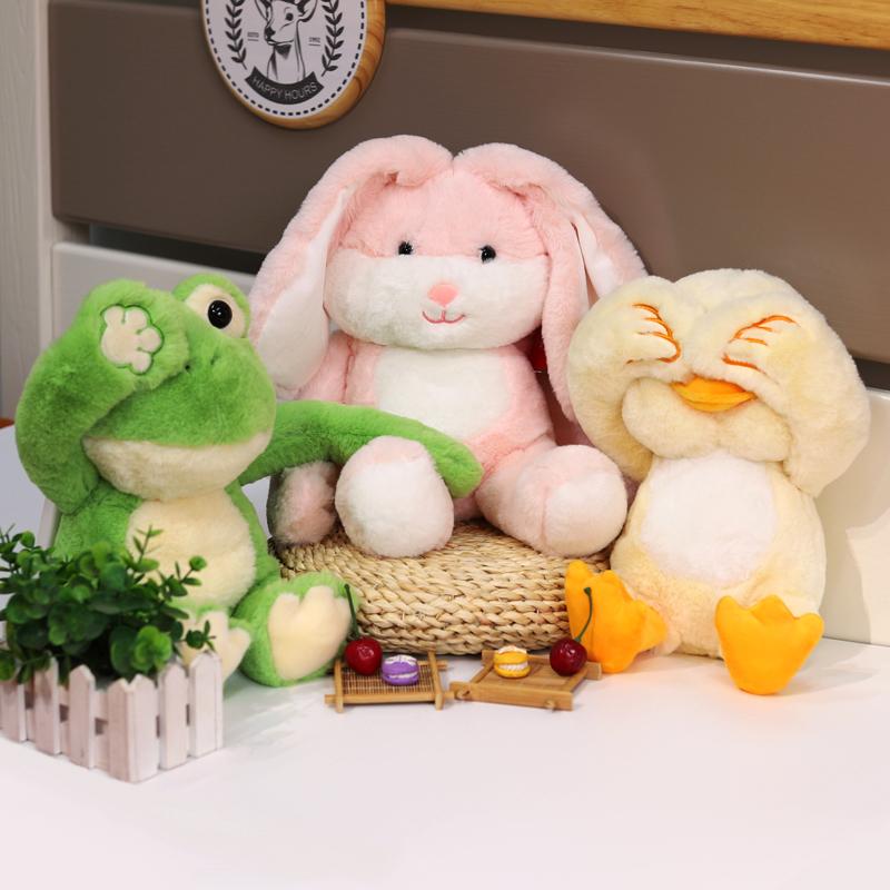 クッション 枕 ふわふわ 男の子 女の子 インテリア おもちゃ ぬいぐるみ 人形 かわいい ベビー 赤ちゃん 子供 プレゼント おすすめ 誕生日 ギフト クリスマス 贈り物 出産祝い うさぎ 柴犬 カエル 猿 パンダ 恐竜 アヒル 動物 アニマル