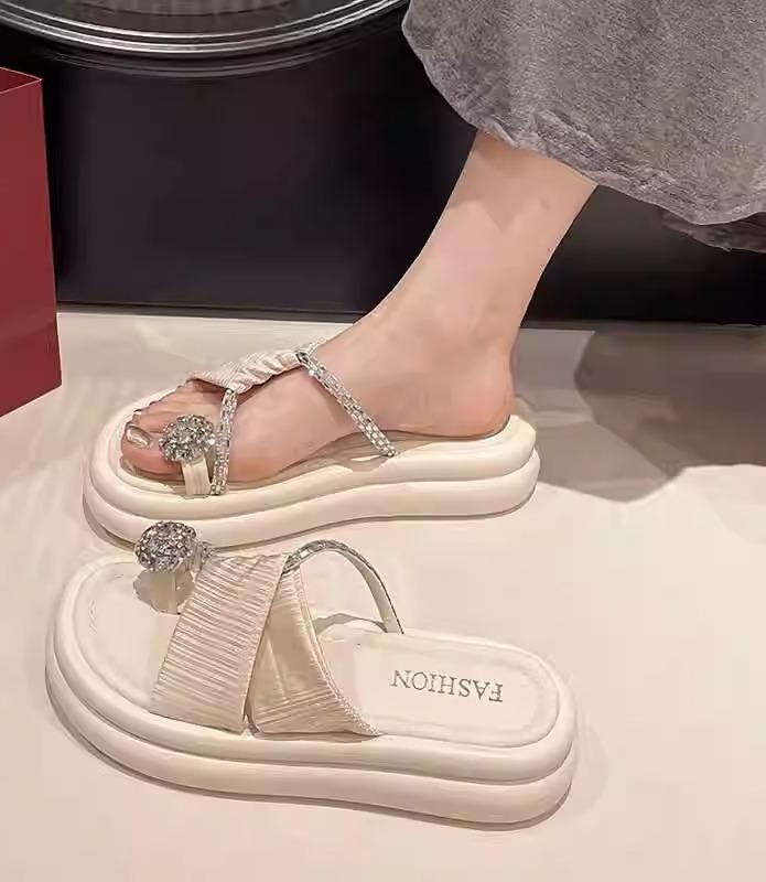 韓国 靴 シューズ 春夏 秋 冬 レディース 愛くるしげ 今めかしい お上さん 好いたらしい 家庭用スリッパ 厚 サンダル 砂浜 生産ライン石ころ キラキラ 海 スウィミングプール