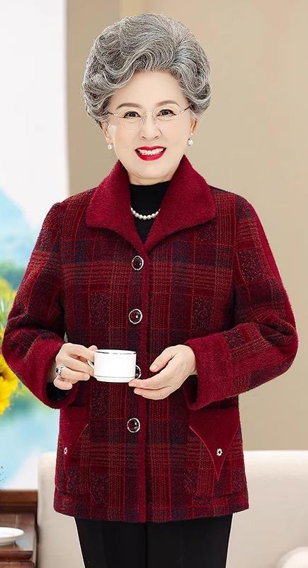 レディース 流行り物 今めかしい 春夏 秋 冬 成年者 窈窕たる 飛び切り 御家様 為損ない 亭主持ち 差し上げ物 成人女性 冬服おお祖母ちゃん 服 裏起毛 朦々たる 照合のしるし柄 厚地の外套 母 服おお祖母ちゃん 服