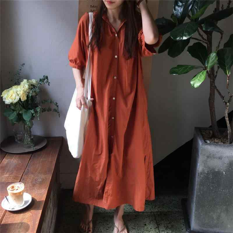 韓国 女性 春夏 秋冬 レディース かわいい おしゃれ イン ホット シャツ ミドル丈 コットンリネン シック スタイル 膝丈 ネクタイ リボン Vネック シャツ スカート｜YKC8