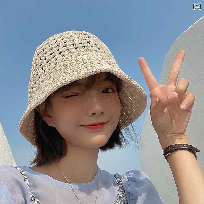 韓国 女性 春夏 秋冬 レディース かわいい おしゃれ 夏 通気性 日焼け防止 フィッシャーマン ハット 女性用 エッジ 韓国 サンシェード ファッション バケツ 帽子 太陽 バケット ハット|YKC8