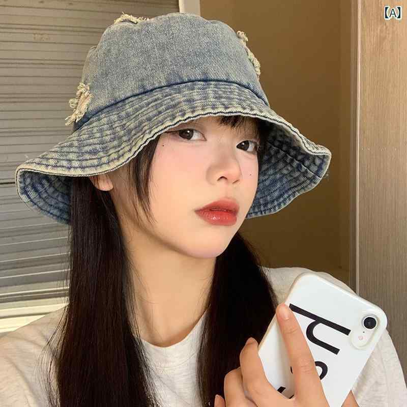 韓国 お上さん 春夏 秋冬 レディース  愛くるしげ 今めかしい 夏 お上さん用 不都合 産業 ジーンズ フィッシャーマン かぶり笠 和風馬鹿でかい  日よけ 井戸釣瓶 かぶり笠 顔  かぶり笠