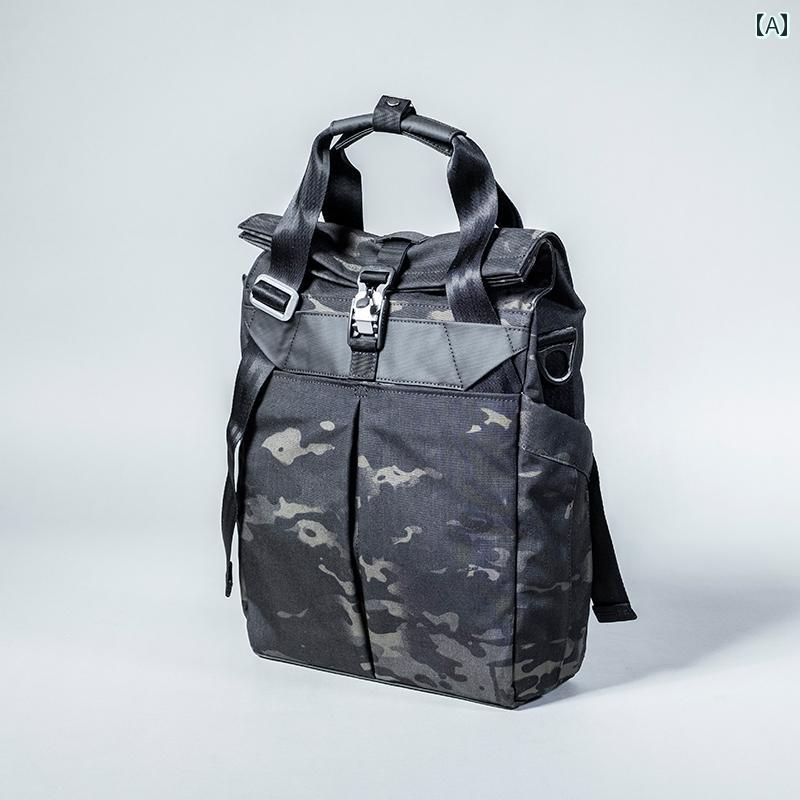 メンズ 流行り物 今めかしい かっこいい 小型 多役立つこと 通い トートバッグ 肩肉 はりつけ台 上半身 磁気 バックル