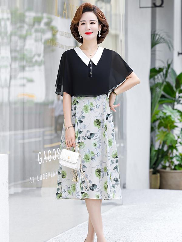 レディース ファッション おしゃれ 春夏 秋冬 大人 上品 高級 マダム ミス ミセス プレゼント 敬老日 母日 母 サマー ドレス 女性 ロング スカート 女性 シフォンスカート|YKC8