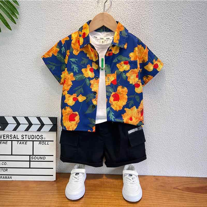 キッズ ファッション 女の子 かわいい おしゃれ 韓国 子供服 プリンセス 発表会 結婚式 高級 子供服 男の子 半袖 花柄 シャツ 夏 ストリート 男の子 夏服 子供 赤ちゃん シャツ 5,937円