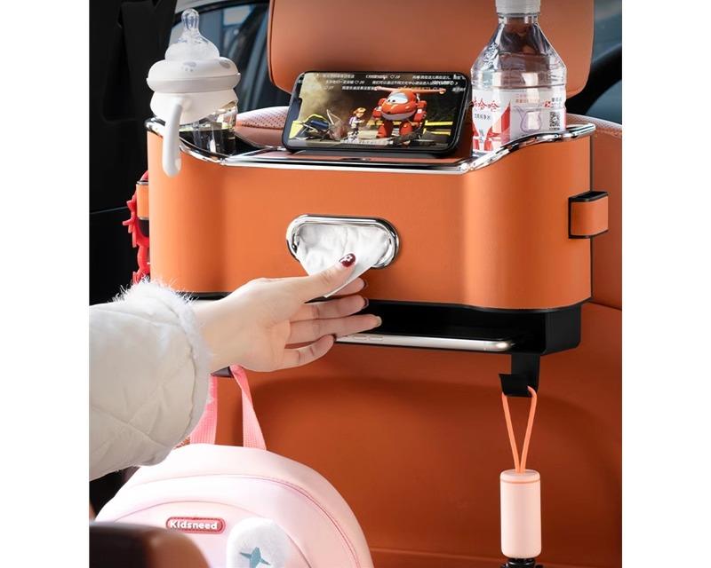 ホルダー ポケット 車用品 カー用品 アクセサリー シート おしゃれ 座席 シンプル 収納 多機能 吊り下げ 多機能 ティッシュ ボックス ドリンク 飲み物 フック サングラス メガネ スタンド スマホ｜YKC8