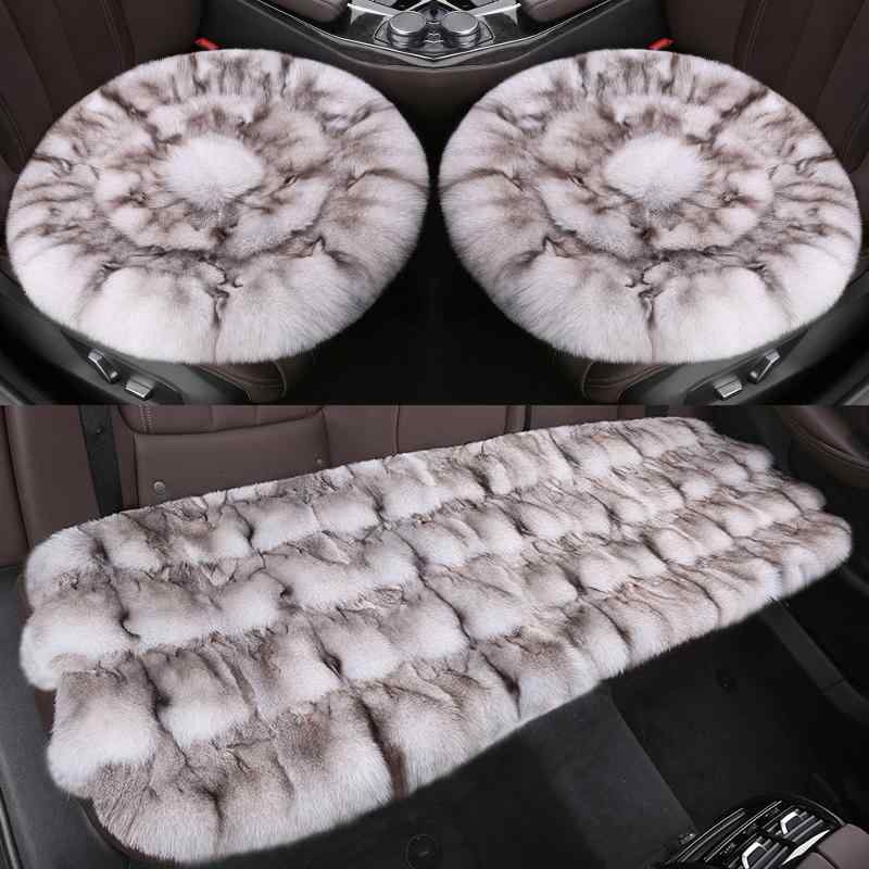 カー レディース メンズ 女性 男性 車用品 アクセサリー シート カバー おしゃれ クッション 座席 シンプル 冬 ラウンド セット 円型 後部 運転席 助手席 ふわふわ 高級｜YKC8