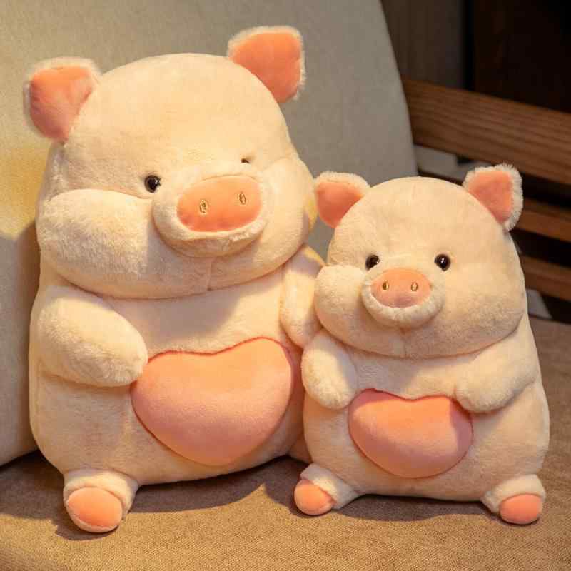 クッション 枕 ふわふわ 男の子 女の子 インテリア おもちゃ ぬいぐるみ 人形 かわいい ベビー 赤ちゃん 子供 プレゼント おすすめ 誕生日 ギフト クリスマス 贈り物 出産祝い ブタ ハート 動物 アニマル
