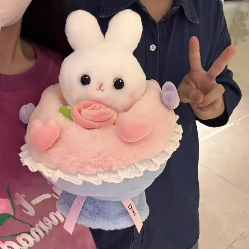 クッション 枕 ふわふわ 男の子 女の子 インテリア おもちゃ ぬいぐるみ 人形 かわいい ベビー 赤ちゃん 子供 プレゼント おすすめ 誕生日 ギフト クリスマス 贈り物 出産祝い プリンセス ウサギ ブーケ 変身 ドレス ウサギ クマ 動物