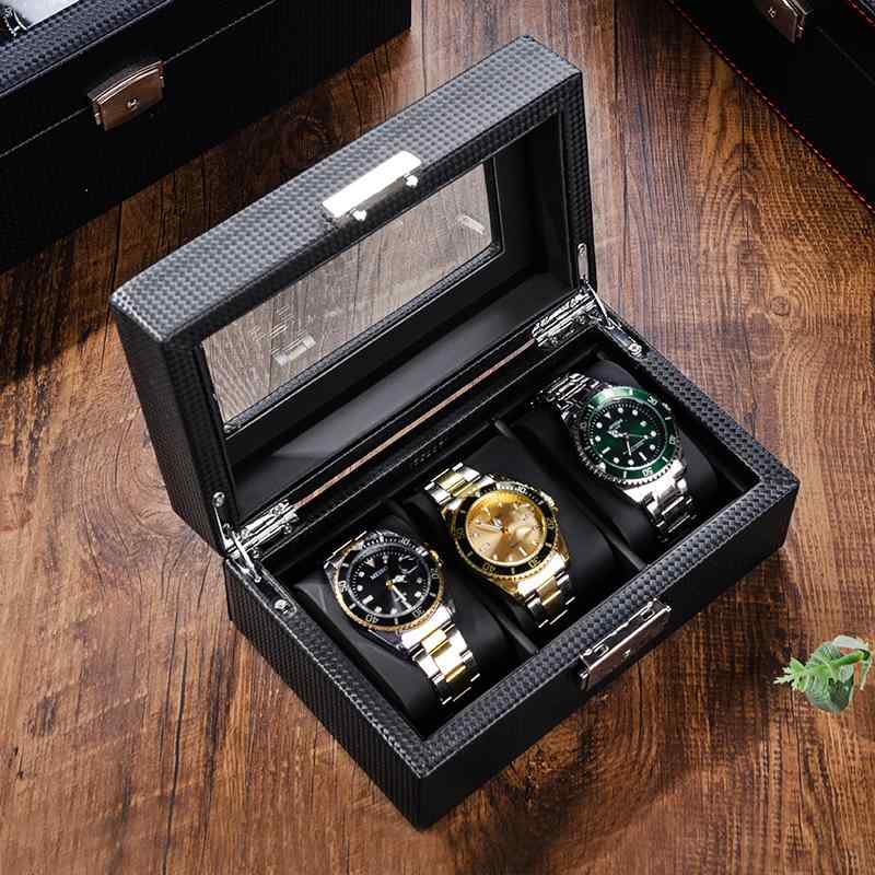 ウオッチ 納める ボックス席 箱 宝飾品 寄せあわせ 見せびらかす 分かりやすい 防塵 澄み切った 鍵を掛ける付き添い人 木製 肌理調