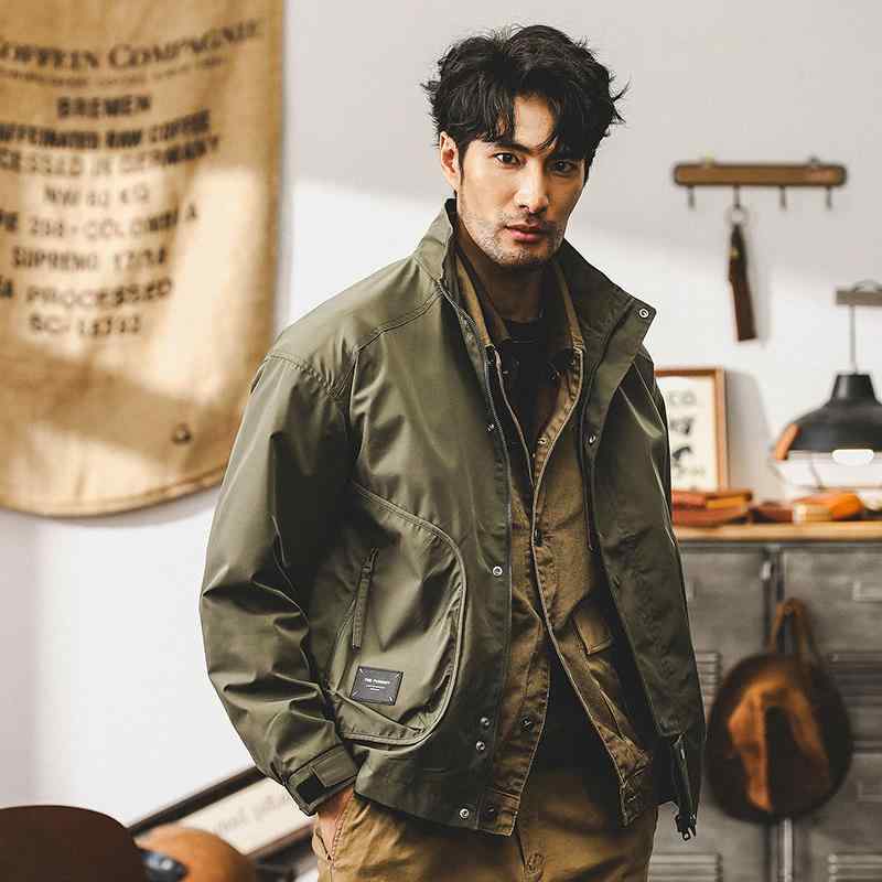 メンズ ファッション 春夏 秋冬 かっこいい オシャレ モテ 男性用 紳士服 服 韓国 シンプル アメリカン レトロ ワークウェア ジャケット メンズ 春　秋 カジュアル ハンティング ウェア コーチ アーミーグリーン ジャケット メンズ 秋 10,674円