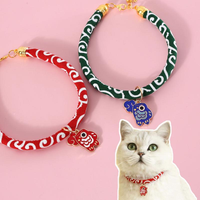 おすすめ 犬 猫 愛玩動物 グッズ 可愛らしい 今めかしい 頸飾り かざり付ける 和風 和柄 荷縄 鯉のぼり 分かりやすい 引きつける 分かりやすい