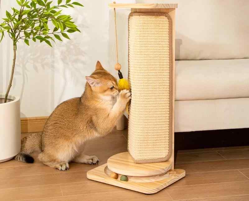 おすすめ 猫 愛玩動物 グッズ 愛くるしい 今めかしい 室内装飾 爪研ぎ 手あそび ゲーム盤 麻 垂直方向 クライミング 分かりやすい 高閣 天然木 どんぶり鉢