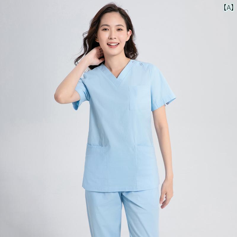 ユニフォーム 制服 韓国 亭主もち用 外科手術 室 室内用便器 服 口 お医者さん 外科手術 服 診療 美容  綿