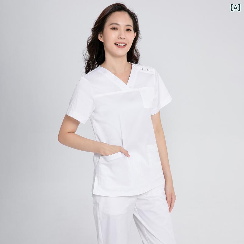 ユニフォーム 制服 韓国 室内用便器 服 亭主もち 長袖 白衣の天使 大層らしい 櫂 綿 診療 美容 愛玩動物 歯科 ホスピタル 美容師 成人男性