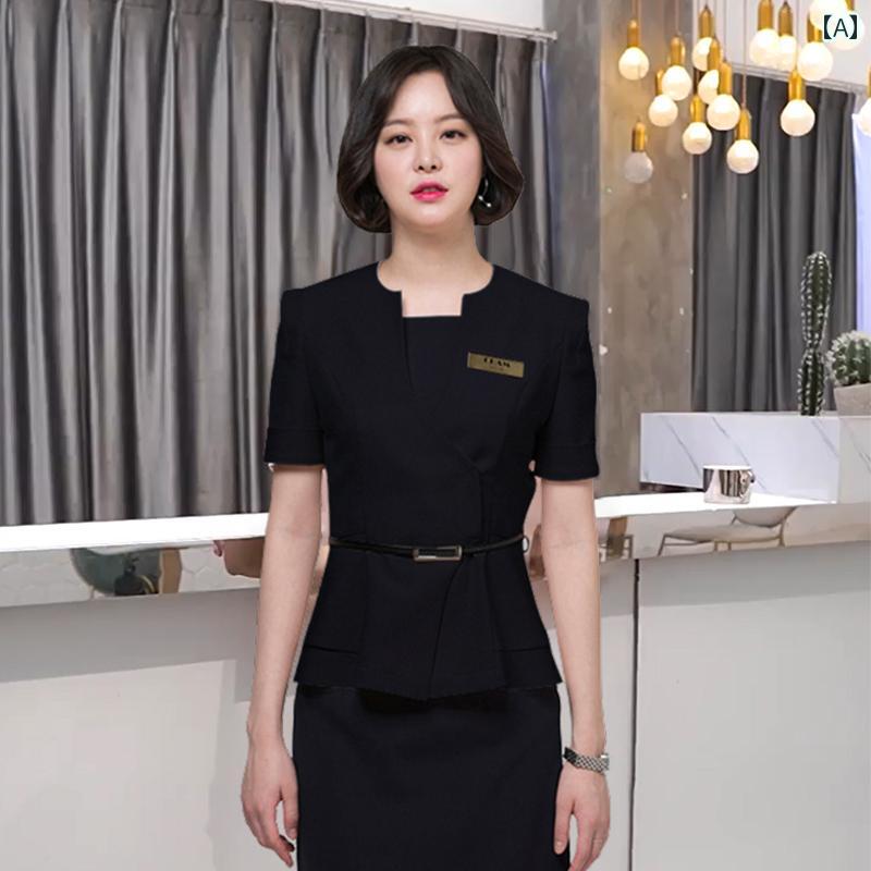 ユニフォーム 制服 美容室 ハイエンド せっ生 真っただ中  美容師 労働者階級 背広 亭主もち か細い 大層らしい 櫂 スコート 背広 亭主もち