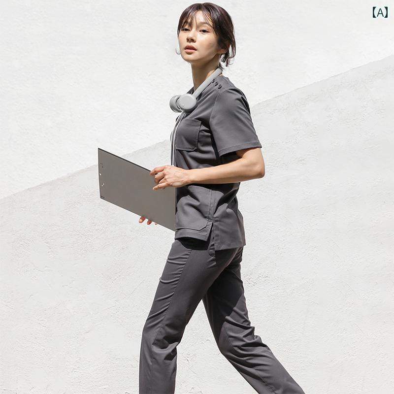 ユニフォーム 制服 韓国 御前上等 室内用便器 服 お医者さん白衣の天使 服 口 歯科 愛玩動物 美容室 看護 服 メンズ レディース ホスピタル ユニフォーム
