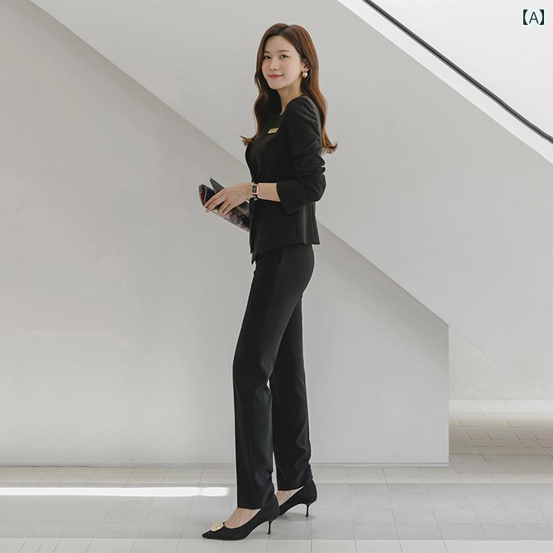 ユニフォーム 制服 背広 ズボン下 背広 刺しゅう 診療 美容 労働者階級 ひと肌 支配人 店長 黒