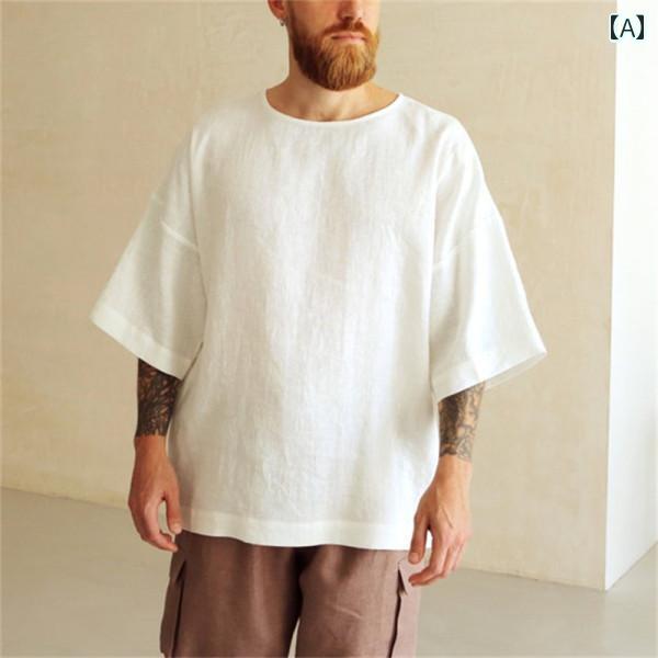 メンズ ファッション 春夏 秋冬 かっこいい オシャレ モテ 男性用 紳士服 服 韓国 シンプル 大人 夏 アメリカ メンズ シンプル ラウンドネック 長袖 トップス T シャツ メンズ T シャツ