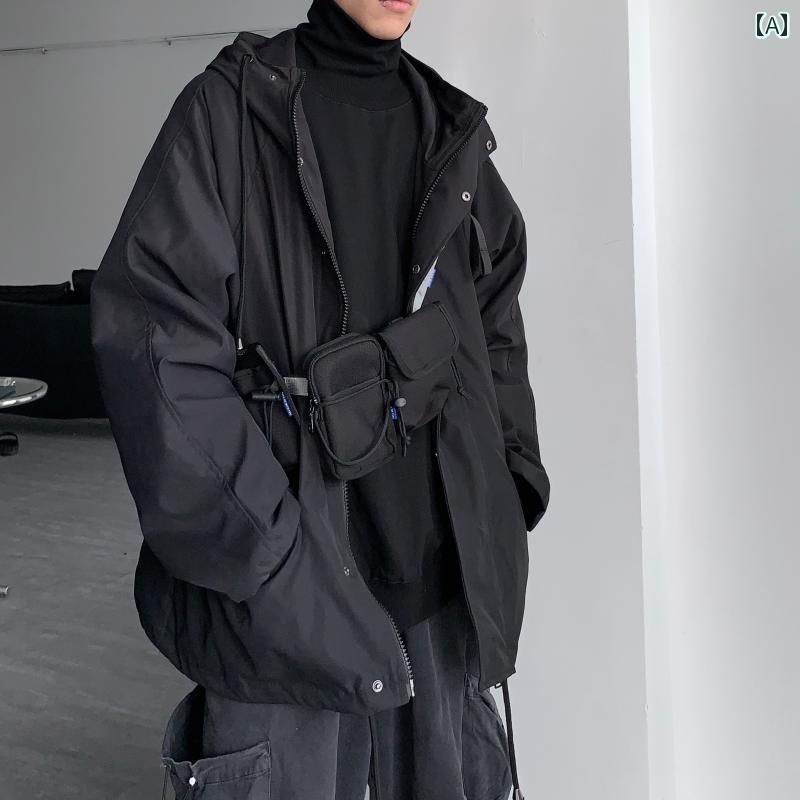 メンズ ファッション 春夏 秋 冬 かっこいい オシャレ モテ 男性用 紳士服 服 韓国 シンプル 大人 ジャケット 秋 冬 キルティング オーバー サイズ ミドル丈 冬 綿 コート 綿 衣類 メンズ レディース|YKC8