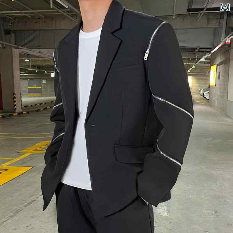 メンズ ファッション 春夏 秋冬 かっこいい オシャレ モテ 男性用 紳士服 服 韓国 シンプル 大人 ーツ ジャケット メンズカジュアル トップ ワンピー トリート ーツ 秋冬｜YKC8