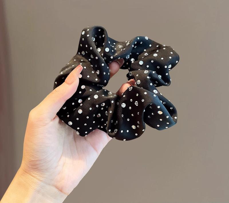 レディース ファッション 女性 かわいい おしゃれ 韓国 高級 ギフト プレゼント アクセサリー ジュエリー 髪飾り ヘア ラインストーン バンド リング ヘッド シンプル ゴム シュシュ キラキラ 装飾｜YKC8