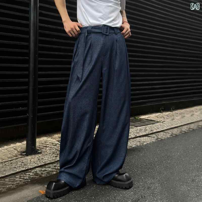 メンズ カジュアル ストレートレッグ パンツ クール ストリート Amazon.co.jp: Teen Boys Riding Pants リネンストレートレッグ