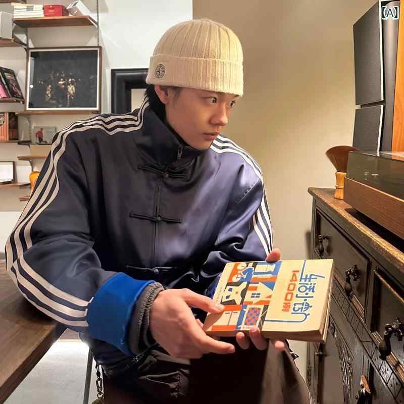 メンズ ファッション 春夏 秋冬 かっこいい オシャレ モテ 男性用 紳士服 服 韓国 シンプル 大人 中国 ハイエンド スタンドカラー ディスク ボタン ジャケット メンズ 中国 チュニック 春秋 唐 スーツ ジャケット