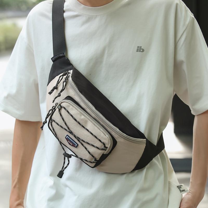 メンズ ファッション 春夏 秋冬 かっこいい おしゃれ モテ 男性 紳士 バッグ 鞄 韓国 おすすめ チェスト シンプル 軽量 ショルダー 小型 ウエスト アウトドア スポーツ サイクリング メッセンジャー シンプル カジュアル