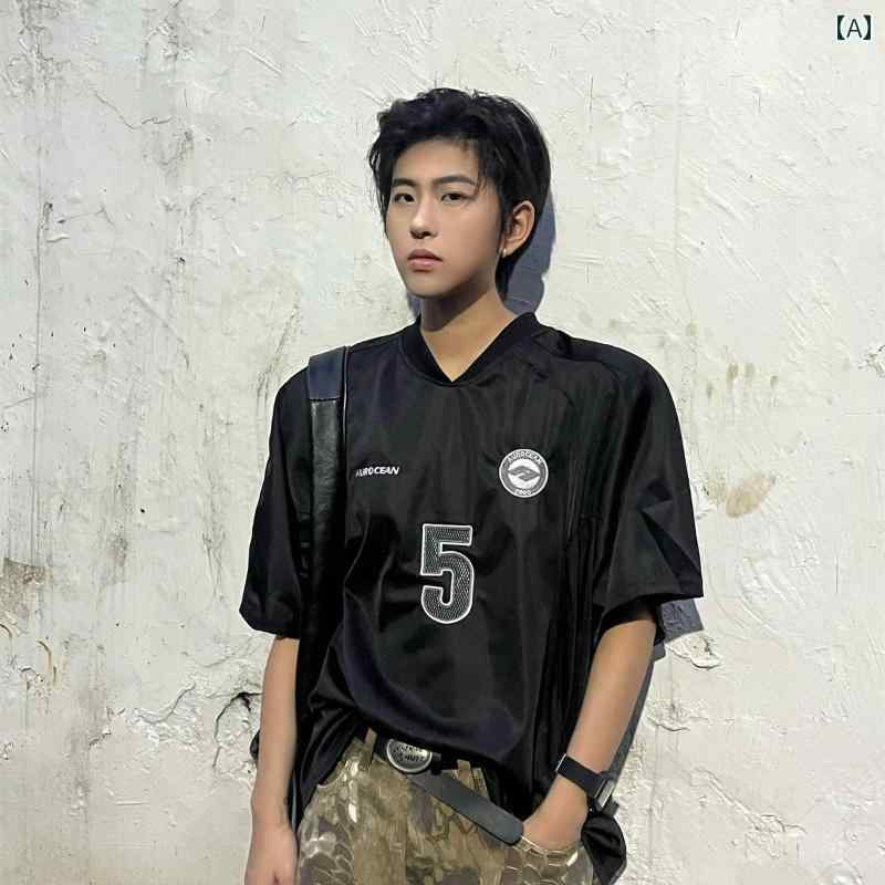 メンズ ファッション 春夏 秋冬 かっこいい オシャレ モテ 男性用 紳士服 服 韓国 シンプル 大人 夏用 アメリカン 刺繍 アイスホッケー スーツ メンズファッション ストリート スポーツ 速乾 半袖 レトロジャージ ボーイズ ヘビーウェイト T シャツ