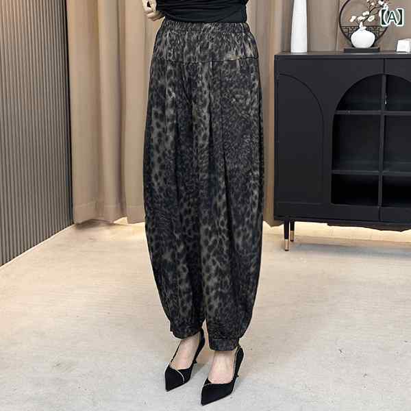 レディース ファッション おしゃれ 春夏 秋　冬 大人 上品 高級 マダム ミス ミセス プレゼント 夏　薄手　パンツ　レディースファッション　レトロ　カラー　ママ　ブルマ　　カジュアル　お腹　カバー　パンツ