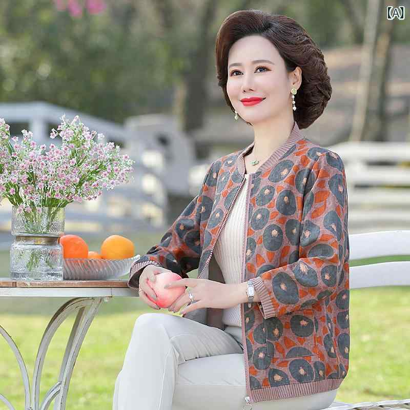 レディース ファッション おしゃれ 春夏 秋　冬 大人 上品 高級 マダム ミス ミセス プレゼント ママ　ジャケット　トップス　コート　レディース　春　秋　ゆったり　ショート　スタイル