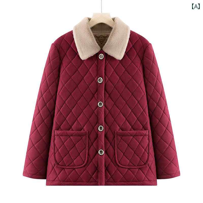 レディース ファッション おしゃれ 春夏 秋　冬 大人 上品 高級 マダム ミス ミセス プレゼント お母さん冬用　綿入り　ジャケット女性　　厚手　綿入り　ジャケット　暖かい　家庭用綿入り　ジャケット