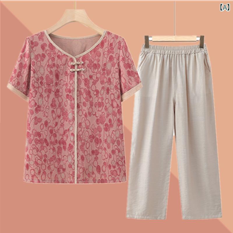 レディース ファッション おしゃれ 春夏 秋　冬 大人 上品 高級 マダム ミス ミセス プレゼント おばあちゃん夏　スーツ　女性　夏　半袖　ツーピース　スーツ　服　トップス　スタイリッシュ　歳｜YKC8