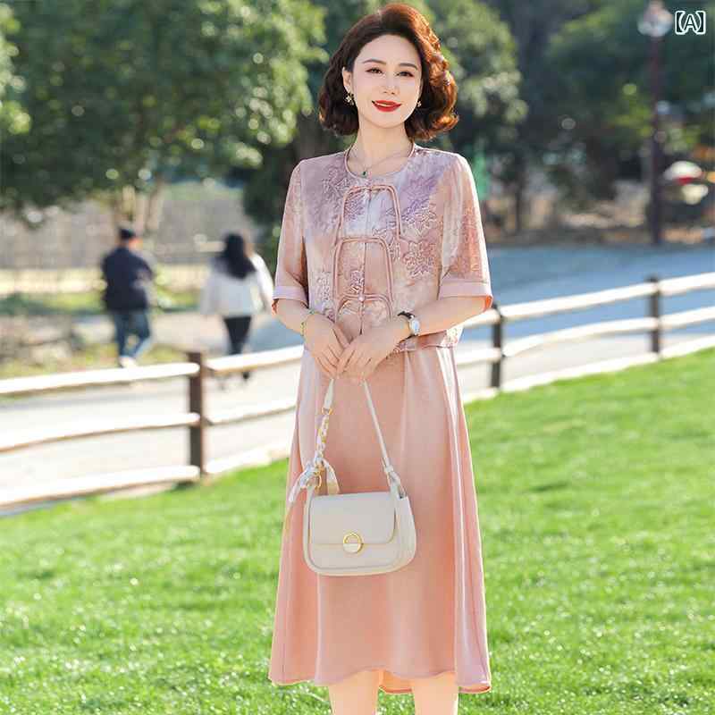 レディース ファッション おしゃれ 春夏 秋　冬 大人 上品 高級 マダム ミス ミセス プレゼント 　夏　ドレス　スーツ　西洋　女性　夏　民族風　スカート　ツーピース　スーツ
