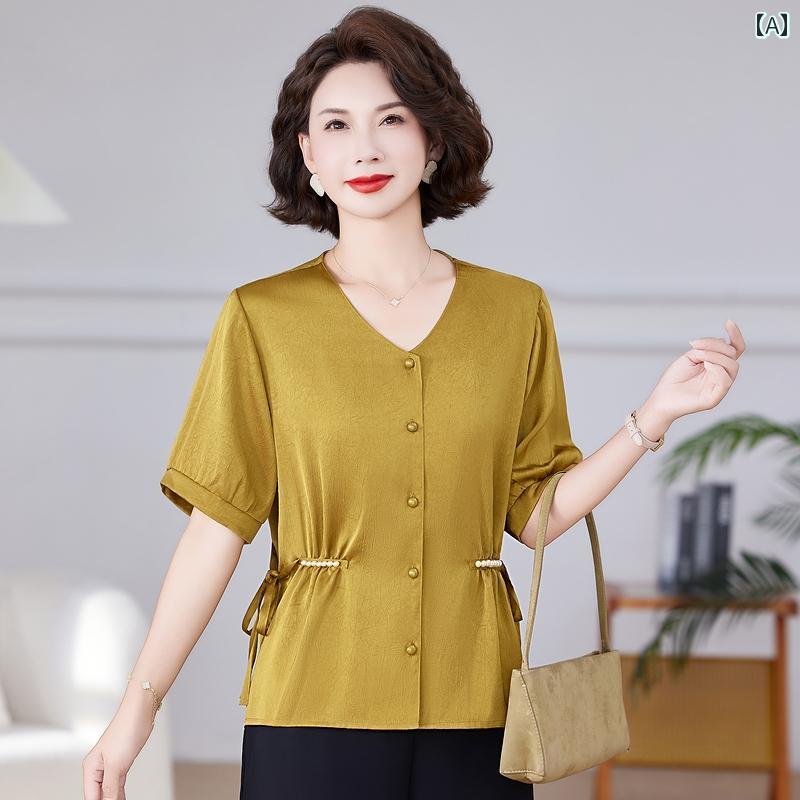 レディース ファッション おしゃれ 春夏 秋　冬 大人 上品 高級 マダム ミス ミセス プレゼント ママ　夏　ファッション　半袖　シャツ　女性　夏　シフォン　トップ　ワイド　レッグ　パンツ　ツーピース　スーツ｜YKC8 28,564円