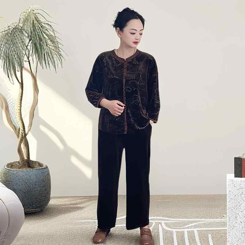 レディース ファッション おしゃれ 春夏 秋 冬 大人 上品 高級 マダム ミス ミセス プレゼント ファッション 婦人服 母 春服 凛スーツ ゆったり 大きいサイズ スリム ツーピース スーツ|YKC8