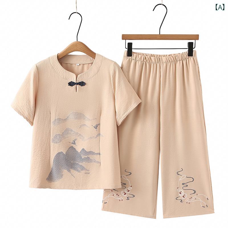 レディース ファッション おしゃれ 春夏 秋 冬 大人 上品 高級 マダム ミス ミセス プレゼント ママ おしゃれ夏服 女性 服 半袖おばあちゃん トップス 婦人服|YKC8