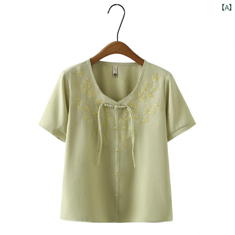レディース ファッション おしゃれ 春夏 秋 冬 大人 上品 高級 マダム ミス ミセス プレゼント 母 夏 半袖 シャツ 女性 服 西洋 ファッション 半袖 トップス|YKC8